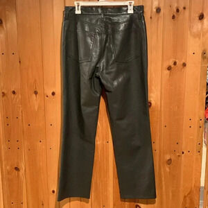 AGOLDE pinch waist leather blend pants size 30